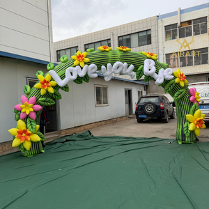 <span class=keywords><strong>Arche</strong></span> de ballons gonflables en forme de fleur de forêt pour la publicité des fleuristes - Product Image 4