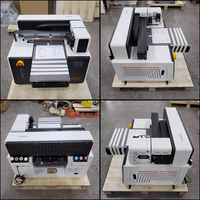 Impresora plana UV de inyección de tinta Allprint certificada A3 de 30 cm con cabezal de impresión XP600 y cama de vacío para impresión estable en materiales delgados y telas