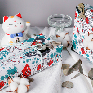 Juego de papel de regalo de nuevo diseño Papel de regalo impreso Tamaño 50*70cm Estilo chino personalizado - Product Image 3