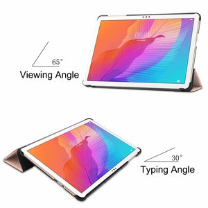 Étui intelligent en cuir à trois volets avec support pour tablette <span class=keywords><strong>Huawei</strong></span> Honor Tab 6/Tab X6/Enjoy Tab 2/<span class=keywords><strong>Matepad</strong></span> <span class=keywords><strong>T10S</strong></span>/T10 10.1 pouces - Product Image 3