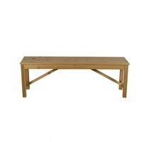 Banc extérieur d'approvisionnement direct d'usine meubles de parc extérieurs bancs en bois de 2 sièges