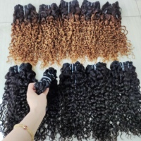 LetsFly Vente en Gros Couleur Naturelle Bouclée Rose 100% Cheveux Humains Brésiliens Tissage 1B/30 Cheveux Bouclés Rose Non Traités Extensions de Cheveux Vierges