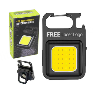 Mini Linterna LED Recargable USB Portátil de Moda con 3 Modos de Luz Brillante, Luz de Trabajo, Pequeña Linterna de Bolsillo, Linterna de Llavero para Camping - Product Image 2