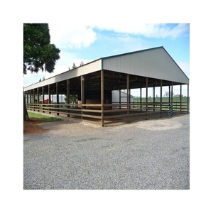 Manège intérieur isolé en <span class=keywords><strong>acier</strong></span> pour climats froids, bâtiment métallique résistant aux charges de neige pour chevaux - Product Image 6