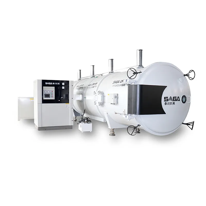 Autoclave verticale HFVD100-SA del forno del forno di essiccazione del legno di condensazione industriale ad alta frequenza 10 m3