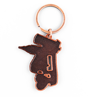 Porte-clés personnalisé en métal en forme de personnage de bâtiment de Londres, pendentif ornemental, souvenir très vendu