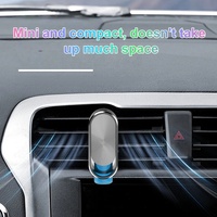 Diffuseur d'arômes intelligent et portable pour voiture, rechargeable, sans eau, pour huiles essentielles, avec clip de ventilation