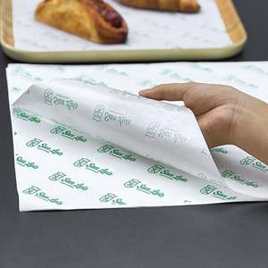 Papel para Envasado de Alimentos Desechable, Papel para Hamburguesas, Papel Resistente al Aceite, Papel para Plegar Pan, Papel Laminado, Papel para Envolver Sándwiches - Product Image 3