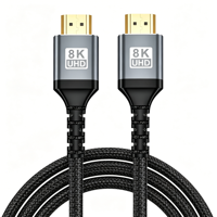 Câble HDMI 2.1 en fibre optique Qiulink 8K avec Ethernet 48 Gbps, sans perte, AOC HDMI vers HDMI, 8K 60 Hz pour projecteur, home cinéma