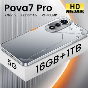 Smartphone fin et léger 5G LTE Deca Core 108MP Android 14, téléphone mobile avec écran 7 pouces, double SIM, charge sans fil, batterie 8000mAh - Product Image 4