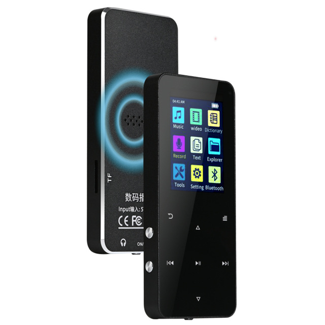 1.8 Inch Touch Screen Mp3 Player FM Radio Voice Recorder Customized Firmware Music Video Player with Built-in Memory and TF Card