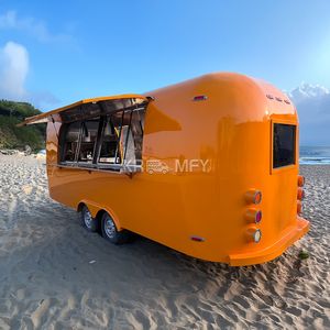 Remorque de concession multifonctionnelle pour café et jus, chariot de vente mobile, camion de restauration personnalisé avec fenêtre de service commerciale - Product Image 2