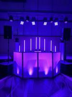 Barre lumineuse LED portable, étanche, sans fil, avec batterie, 360 RGBWA 5 en 1, Pixel, DMX512, pour club, fête, DJ, discothèque, mariage, scène
