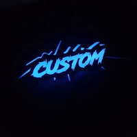 Accessoire de voiture personnalisé, emblème de calandre avant de voiture, logo, éclairage RGB, emblème de voiture lumineux