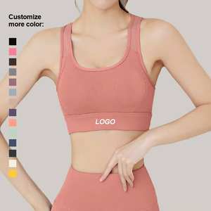 Nuevo top deportivo para mujer, alta elasticidad, sujetador deportivo a prueba de golpes, transpirable, de secado rápido, ligero, estilo sexy para adultos - Product Image 2