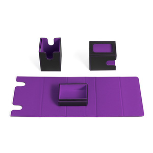 Vassoio Porta Dadi Antipolvere Staccabile in PVC Personalizzato 3 in 1 con Finestra per Mazzi di Carte <span class=keywords><strong>Magic</strong></span> the Gathering e Yu Gi Oh - Product Image 5