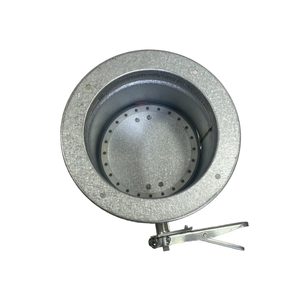 Phong cách công nghiệp hướng dẫn sử dụng điều khiển âm lượng không khí van điều tiết sắt HVAC Hệ thống thông gió ống bướm vườn con dấu - Product Image 5