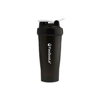 Bouteille de protéines moderne unisexe en PP sans BPA avec logo personnalisé pour la gym, le sport, et les festivals, avec système de distribution directe d'eau potable