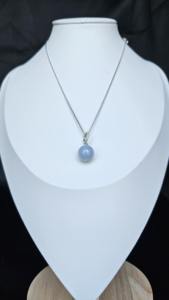 Collier pendentif en jadéite naturelle de type Jadeite Paradise, d'inspiration vintage, avec diamant cultivé, plaqué argent 925, certifié NGTC - Product Image 3