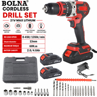 BOLNA Portable Wireless Battery Change Bolsa De Herramientas Caja Para Herramientas Power Drills Power Hammer Drills Taladro