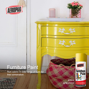 Aeropak 400ml Acrylic Liquid Coating Aerosol Spray Scratch Resistant <strong>Silver</strong> Metallic <strong>Wood</strong> Colored Furniture <strong>Paint</strong> - Product Image 2