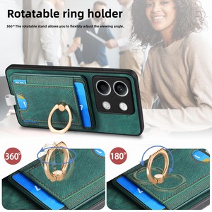 Für Xiaomi 15 Pro für Redmi K80 Note 14 Leder Magnetische Schutzhülle mit Magnet-Kartenfach für Xiomi - Product Image 2