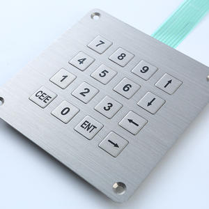 4x4 matriks IP65 tahan air <span class=keywords><strong>Keypad</strong></span> numerik industri baja tahan karat kontrol akses logam untuk <span class=keywords><strong>Keypad</strong></span> Terminal ATM Keyboard - Product Image 2
