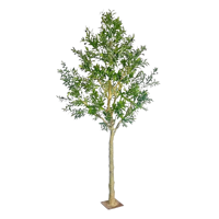 Arbre d'olivier décoratif synthétique de 300 cm de haut, grand arbre d'olivier artificiel, plante ornementale, faux arbre pour la décoration