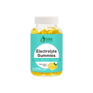 Gummies électrolytiques de haute qualité OEM ODM saveur citron, complément alimentaire naturel pour adultes, stimule les niveaux d'énergie, favorise la récupération musculaire - Product Image 1