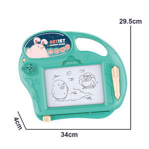 Çocuklar siyah ve beyaz boyama yazı tahtası oyuncaklar renkli silinebilir öğrenmek Doodle çizim kurulu - Product Image 2