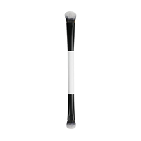 Pinceau de maquillage double fonction de qualité supérieure avec design de manche luxueux pour la fabrication de commandes en gros destinées aux distributeurs de cosmétiques