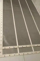 Layar Grommet dengan strip diperkuat putih layar Grommet dengan tepi dilipat