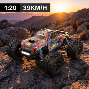 Coche RC MJX Hype Go 1/20 20208, Camioneta RC sin Escobillas RTR, Simulación <span class=keywords><strong>de</strong></span> Metal, Neumáticos Grandes, Modelo <span class=keywords><strong>de</strong></span> Vehículo Todoterreno, Control Remoto, Cargador - Product Image 4