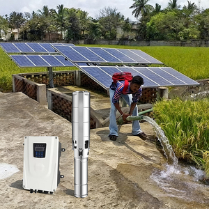 Pompe à eau submersible solaire hybride AC avancée et économique 3HP 5HP pour système d'irrigation solaire agricole en Tanzanie - Product Image 5