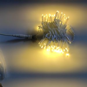 Ngoài trời trang trí chiếu sáng hiển thị IP67 cao su không thấm nước 5 mét dây đồng 100 LED giáng sinh Cổ Tích chuỗi đèn cho các sự kiện - Product Image 5