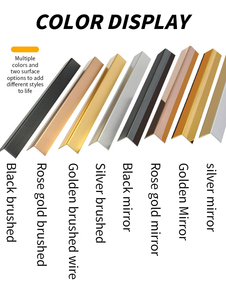 Tùy Chỉnh Chuyên Nghiệp Hiện Đại Nhà Trang Trí 304 Thép Không Gỉ L-Hình Dạng 90 Độ Góc Gạch Trim Kim Loại Gạch Phụ Kiện - Product Image 4