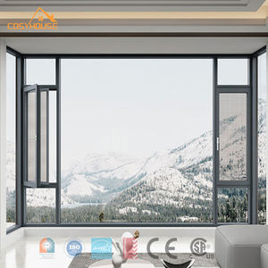 Système de fenêtres en aluminium résistant aux ouragans, haute résistance au vent - Product Image 1