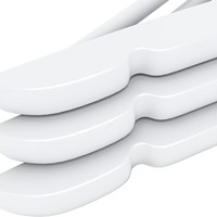 Cintres en bois noir et blanc pour adultes, vente en gros d'usine, cintres en bois pour magasins de vêtements et hôtels