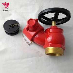 Thiết bị chữa cháy CE chứng nhận 2.5 inch trong nhà vòi chữa cháy-cơ thể đồng thau mạ chrome - Product Image 6