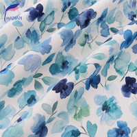 Tissu Popeline Uni 100% Coton Imprimé Numérique à Motif Floral Personnalisable à Faible MOQ pour Robes d'Été et Décoration Intérieure Garçons