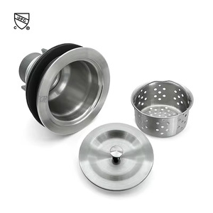 American Style Kitchen Sink <b>Drain</b> With Stainless Steel Filter And Lid For Undermount Installation - Product Image 3