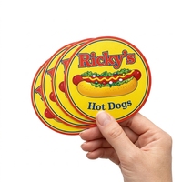 Autocollants ronds en vinyle adhésif personnalisés de haute qualité, imperméables, impression de logos, étiquettes pour emballages alimentaires de boulangerie