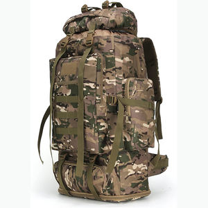 Sac à dos de pêche pliable multifonctionnel portable avec glacière isotherme, chaise de camping camouflage, tabouret de camping, nourriture - Product Image 1