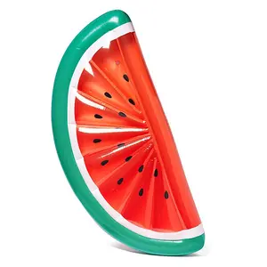 Portable watermelon shape toy inflatable sofa floating sea swimming pool bed