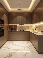 Customizable Modular Hotel Project Contemporary Small Kitchen Sets Mini Kitchen Drinking Water Cabinet Design Apartment Mall