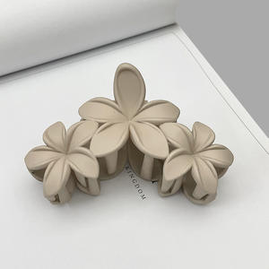 Fermaglio per capelli leggero e resistente in plastica a forma di fiore per donne, acconciatura quotidiana e feste - Product Image 3
