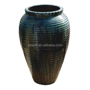 Pots à <span class=keywords><strong>plantes</strong></span> émaillés, pots à <span class=keywords><strong>fleurs</strong></span> durables <span class=keywords><strong>et</strong></span> bien construits, pots en céramique <span class=keywords><strong>de</strong></span> deux tailles pour <span class=keywords><strong>plantes</strong></span> vertes d'extérieur - Product Image 6