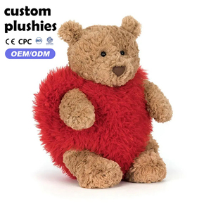 Nuevo Oso <span class=keywords><strong>de</strong></span> Peluche Personalizado <span class=keywords><strong>de</strong></span> Dibujos Animados, Muñeco <span class=keywords><strong>de</strong></span> Peluche Súper Suave <span class=keywords><strong>de</strong></span> Algodón PP, Personalizable con MOQ Bajo - Product Image 4