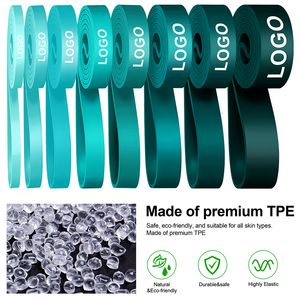 Fascia Elastica Personalizzata in TPE <span class=keywords><strong>Blu</strong></span> Azzurro Sfumato 2080mm per Sprint, Trazioni, Flessioni, Allenamento di Forza e Assistenza Fitness - Product Image 2