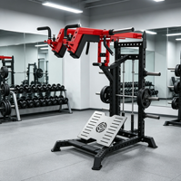 Machine à soulever les mollets debout, robuste, en tube d'acier, à charge par plaques, équipement de musculation Hammer Strength